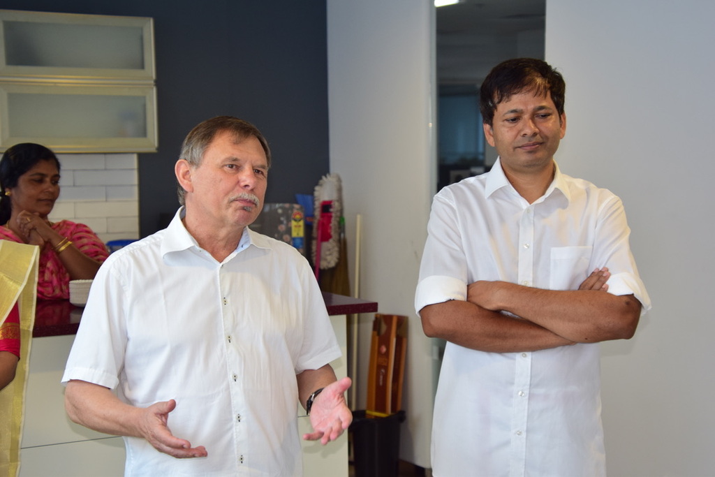 Günter Wiskot und Dr. Joshy Parookkaran